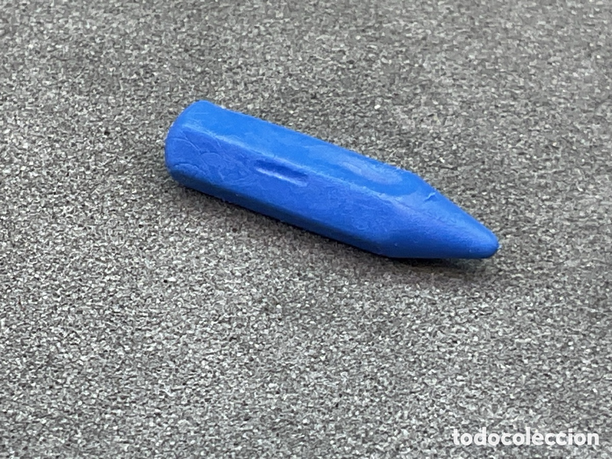 Playmobil: ACCESORIO PLAYMOBIL. LAPIZ DE CERA COLOR AZUL. REF ESCUELA.