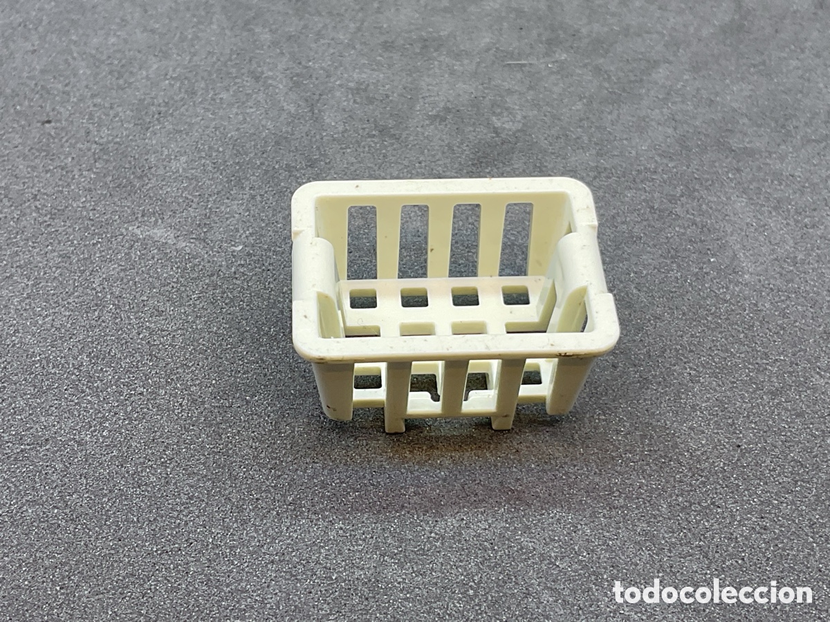 Playmobil: ACCESORIO PLAYMOBIL. CESTA BLANCA ACCESORIO BICICLETA.