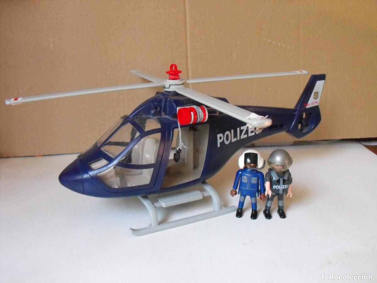 Playmobil: PLAYMOBIL. Helic&oacute;ptero dela policia. De la ref. 5183. Incompleto.