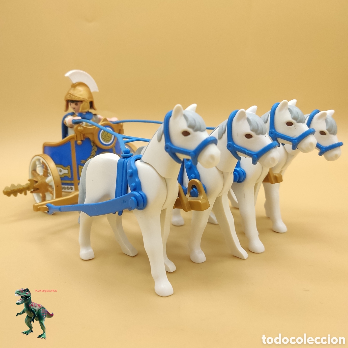 Playmobil: Playmobil cuadriga carro de caballos romano julio cesar legion circo coliseo carreta romana 4274