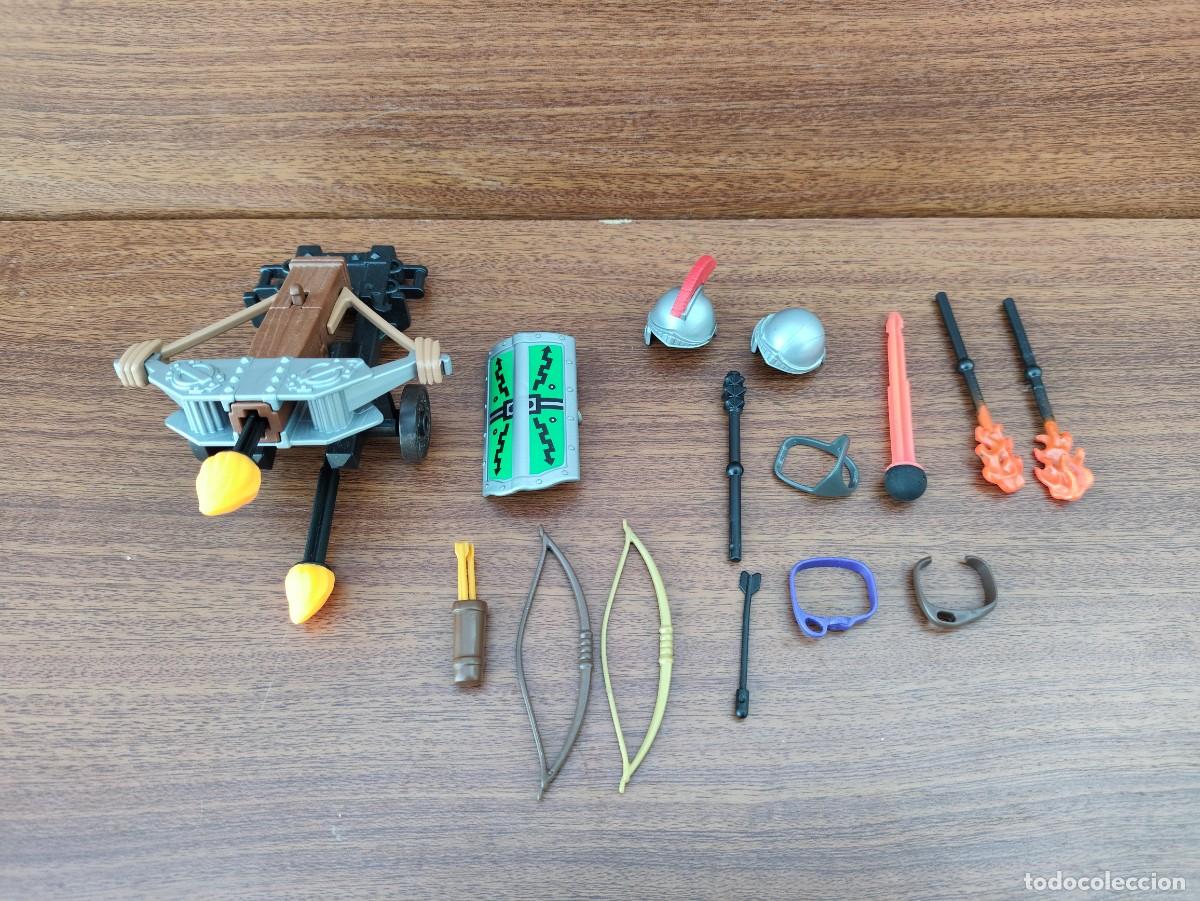Playmobil: Playmobil lote casco romano armas arcos flechas escudo