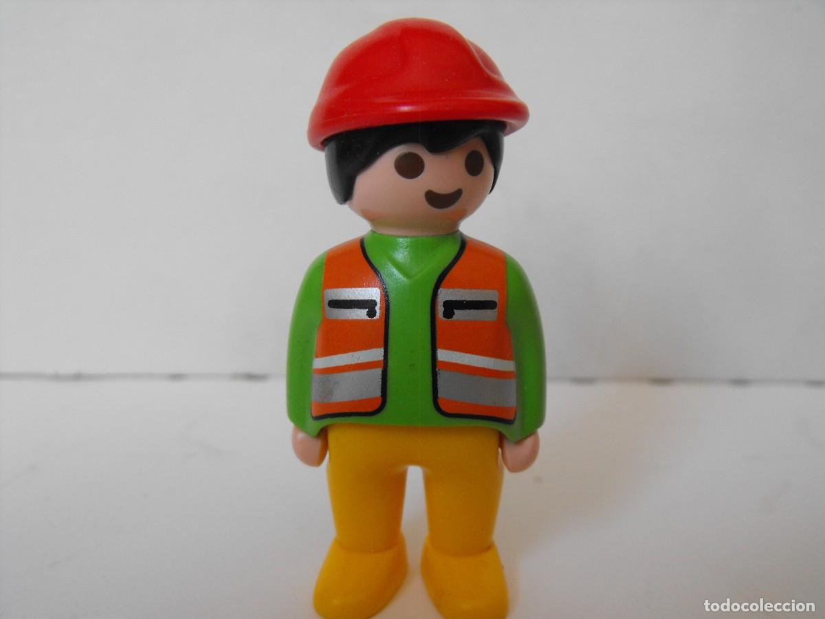 Playmobil: PLAYMOBIL 1 2 3 Figura de obrero.