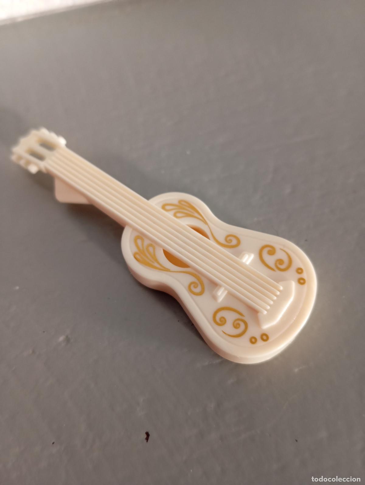 Playmobil: N0910 Playmobil Guitarra Blanca con detalle