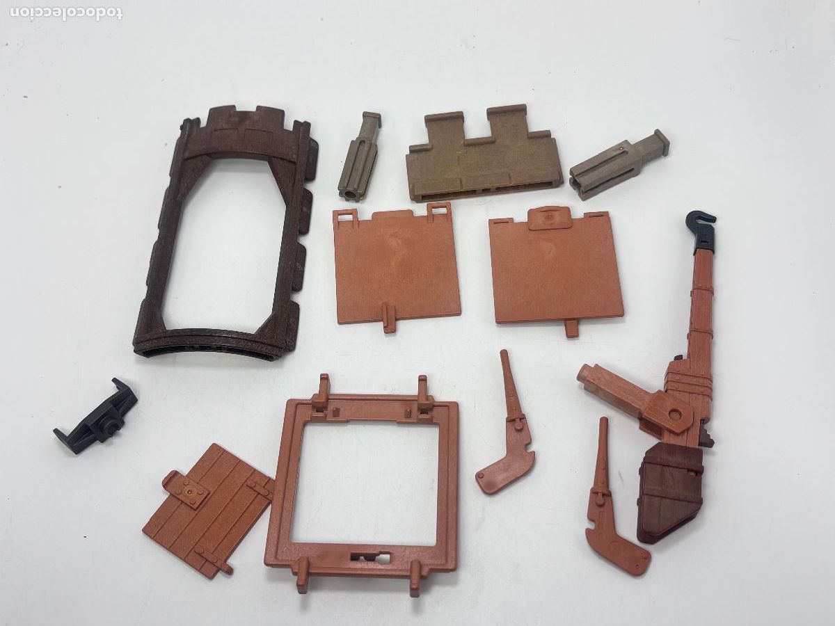 Playmobil: Playmobil lote pieza castillo base almenara lanza piedra castillo