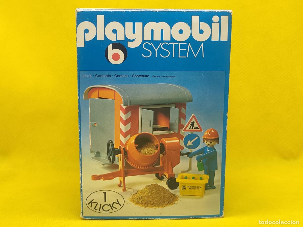 Playmobil: Playmobil Contenedor y hormigonera de obra REF 3207