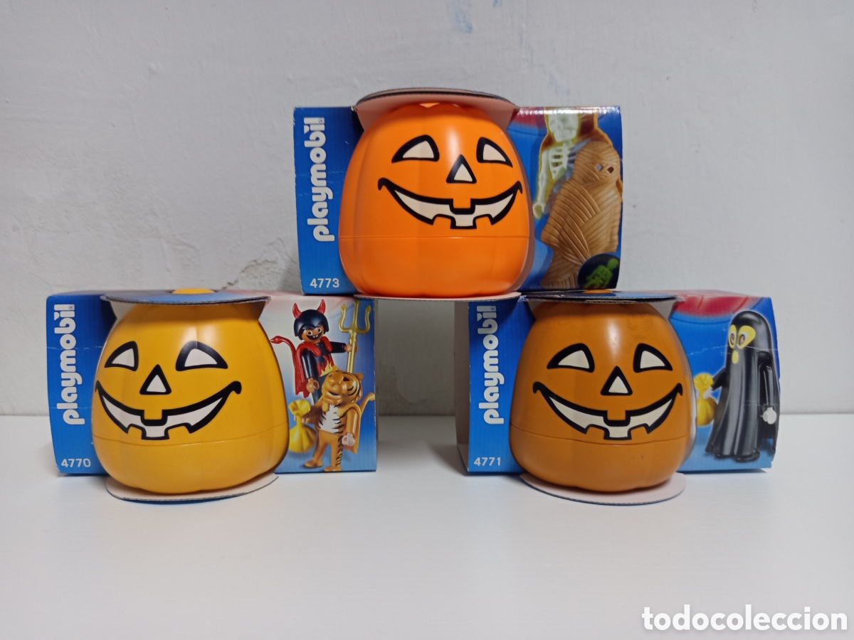 Playmobil: Playmobil lote calabazas nuevas 4770--4771--4773