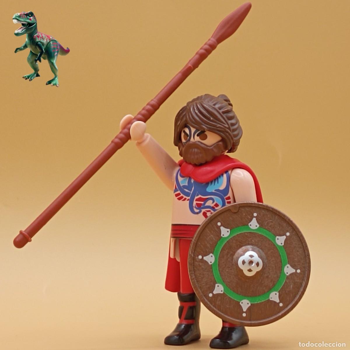 Playmobil: Playmobil figura guerrero celta galo barbaro soldado vikingo romanos medieval