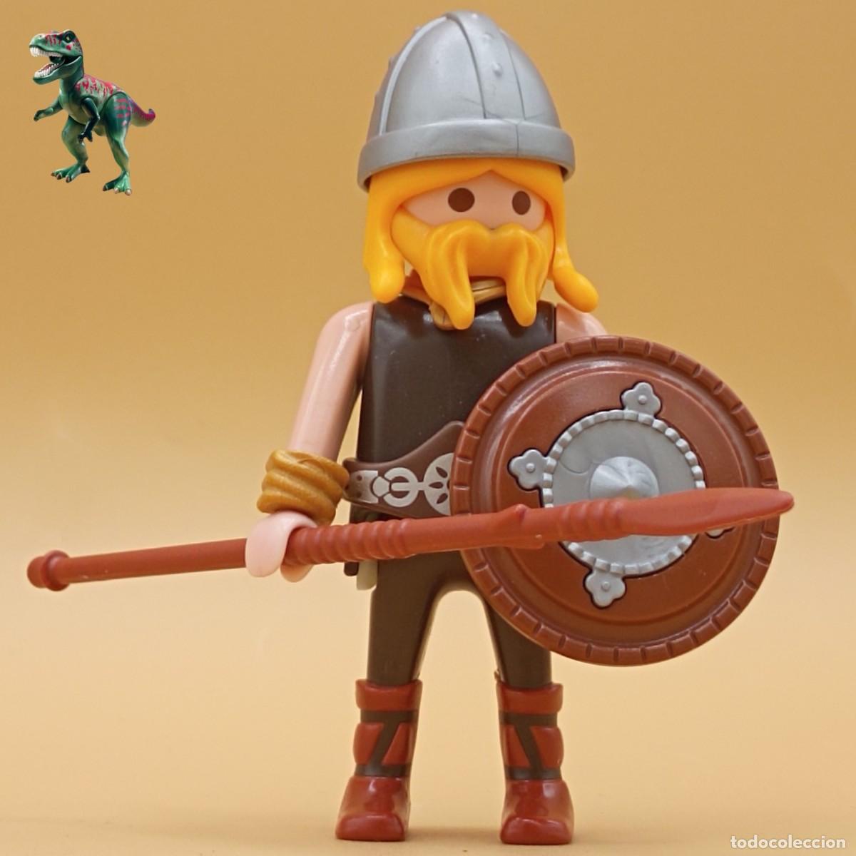 Playmobil: Playmobil figura guerrero celta galo barbaro soldado vikingo romanos medieval
