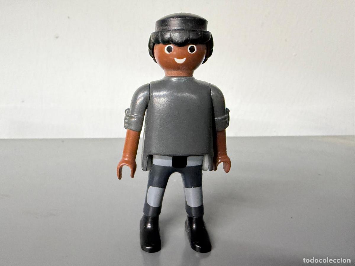 Playmobil: PLAYMOBIL FIGURA HOMBRE RESCATE CIUDAD NEGRITO -MIX28