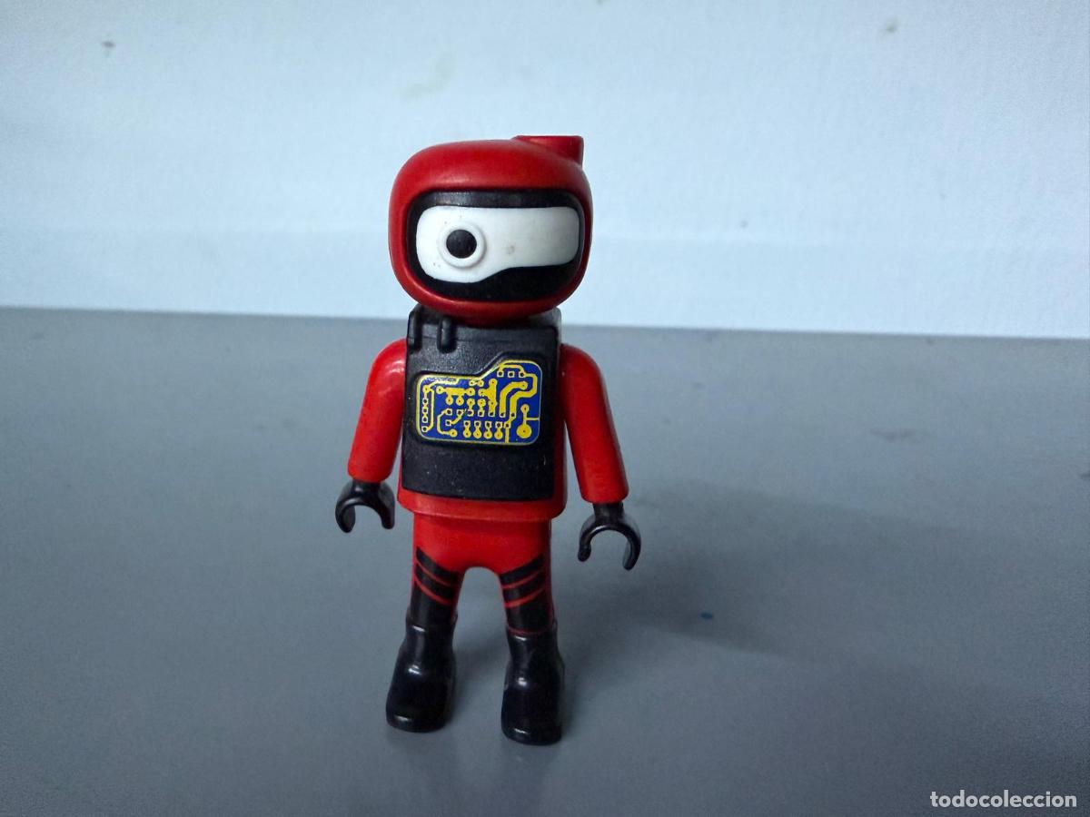 Playmobil: PLAYMOBIL FIGURA NI&Ntilde;O ROBOT ESPACIO SIDERAL -CH3