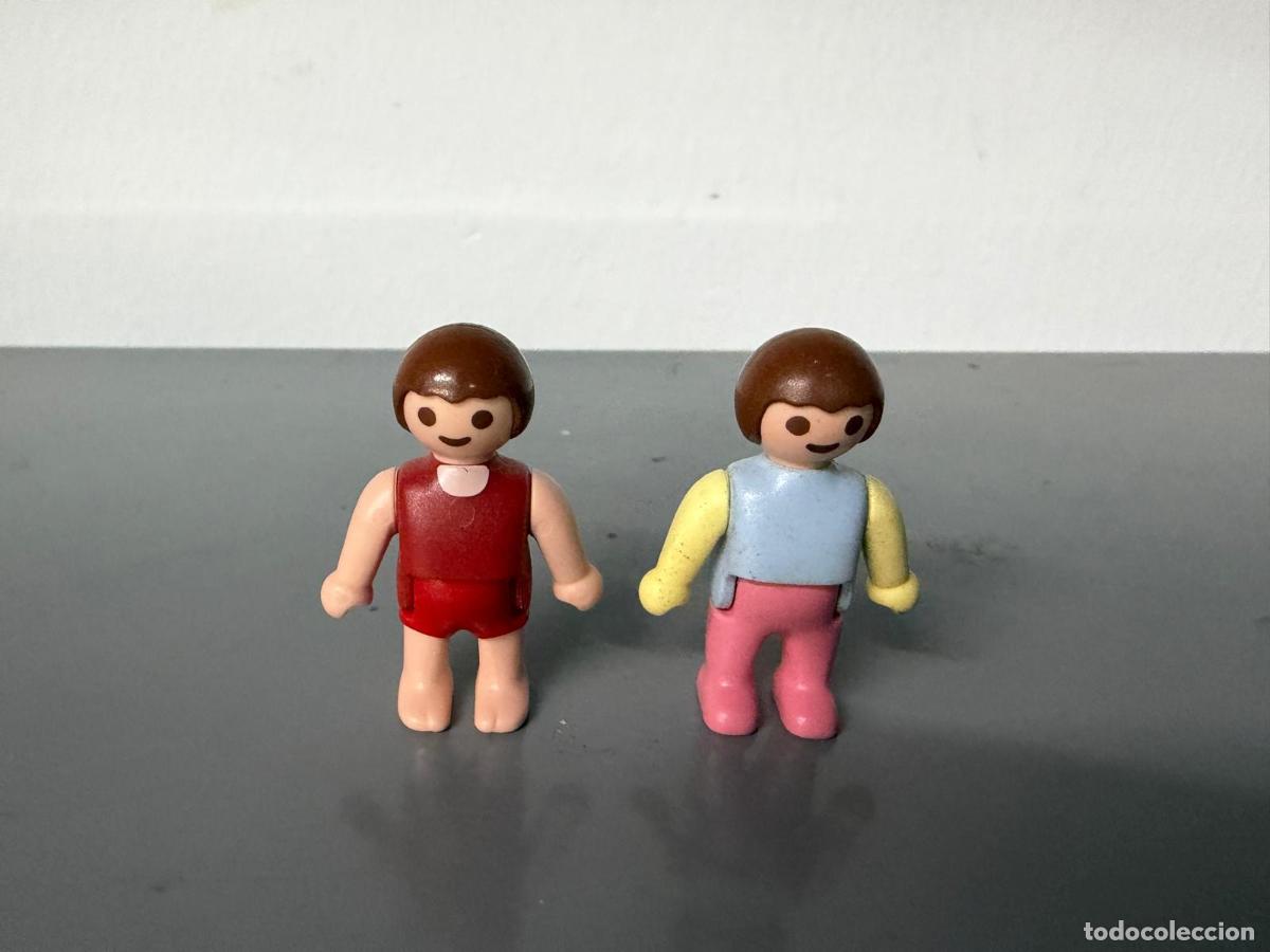 Playmobil: PLAYMOBIL LOTE 2 FIGURA NI&Ntilde;O CIUDAD BEBES -CH3
