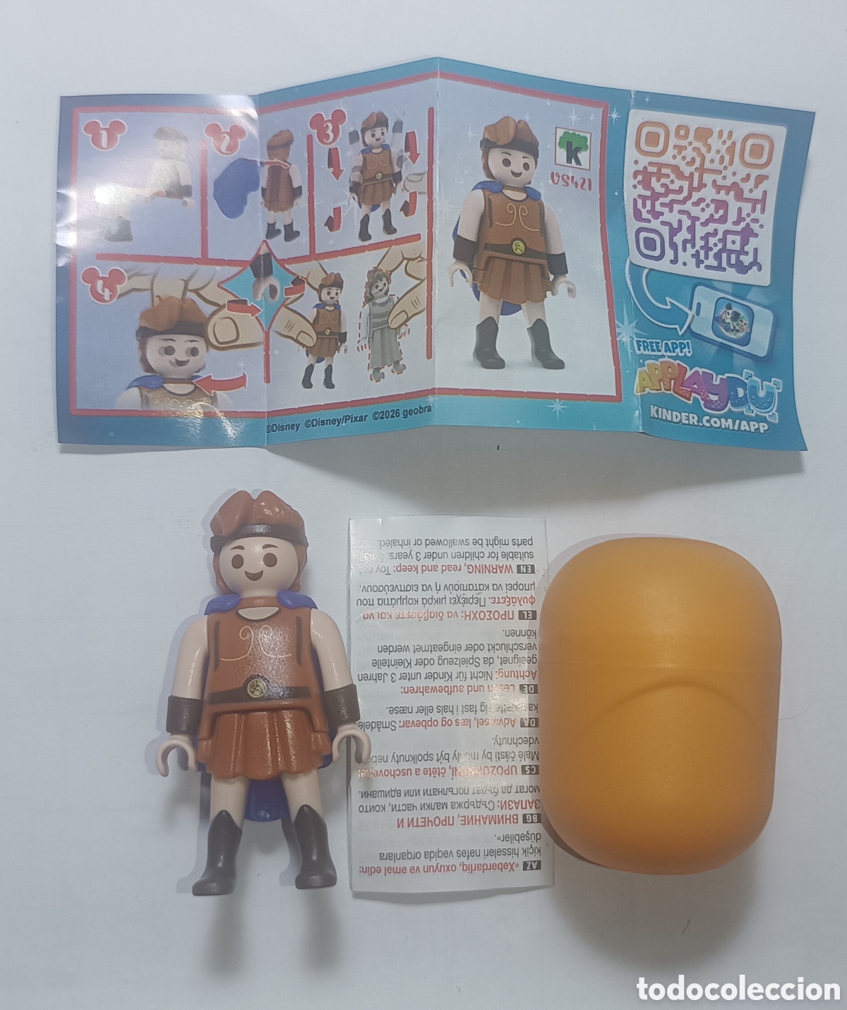 Playmobil: Playmobil Huevo Kinder Disney - H&eacute;rcules