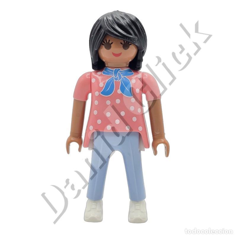 Playmobil: Playmobil Figura Chica Camisa Rosa Lunares - City Life