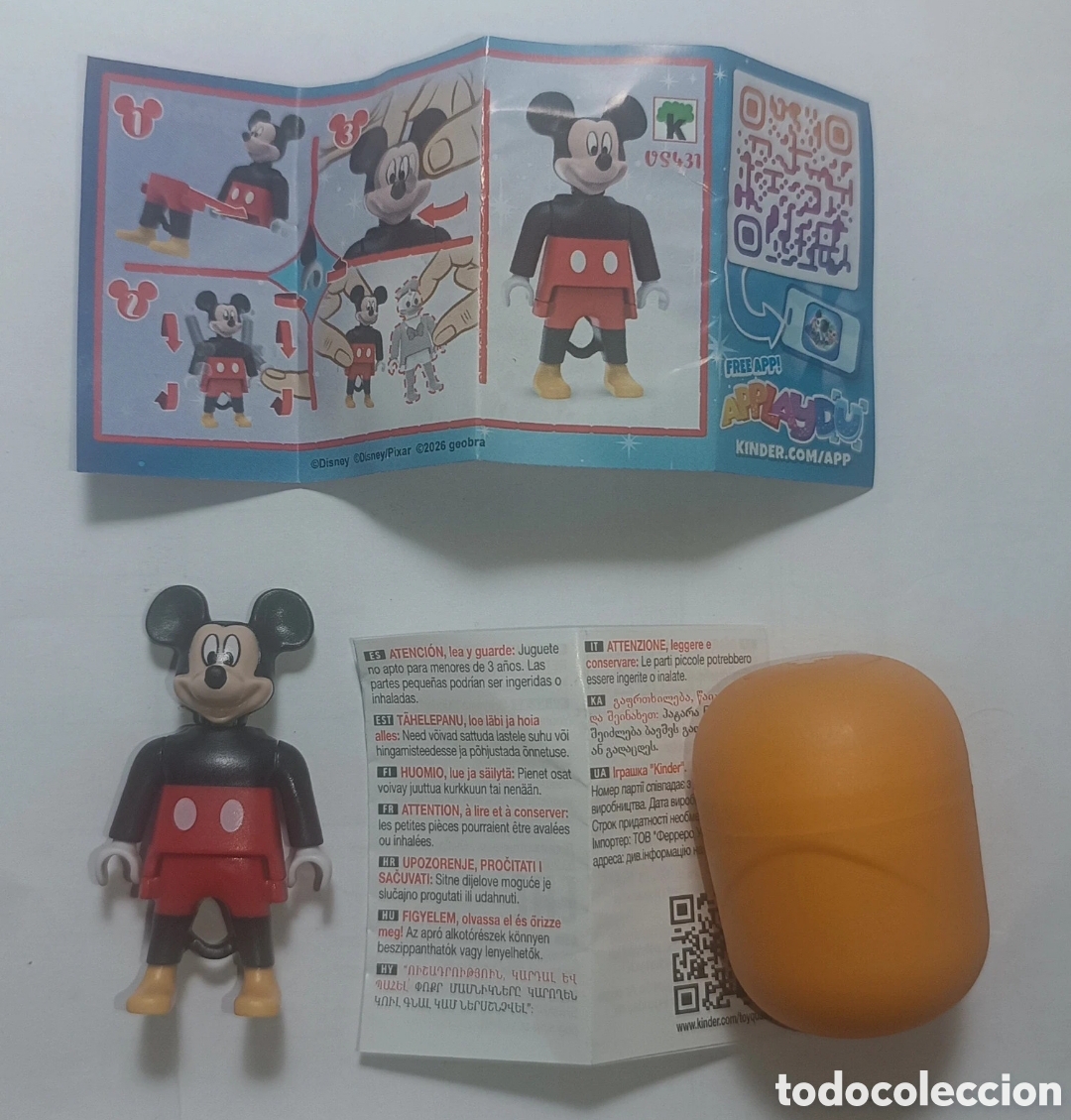 Playmobil: Playmobil Huevo Kinder Disney - Michey Mouse