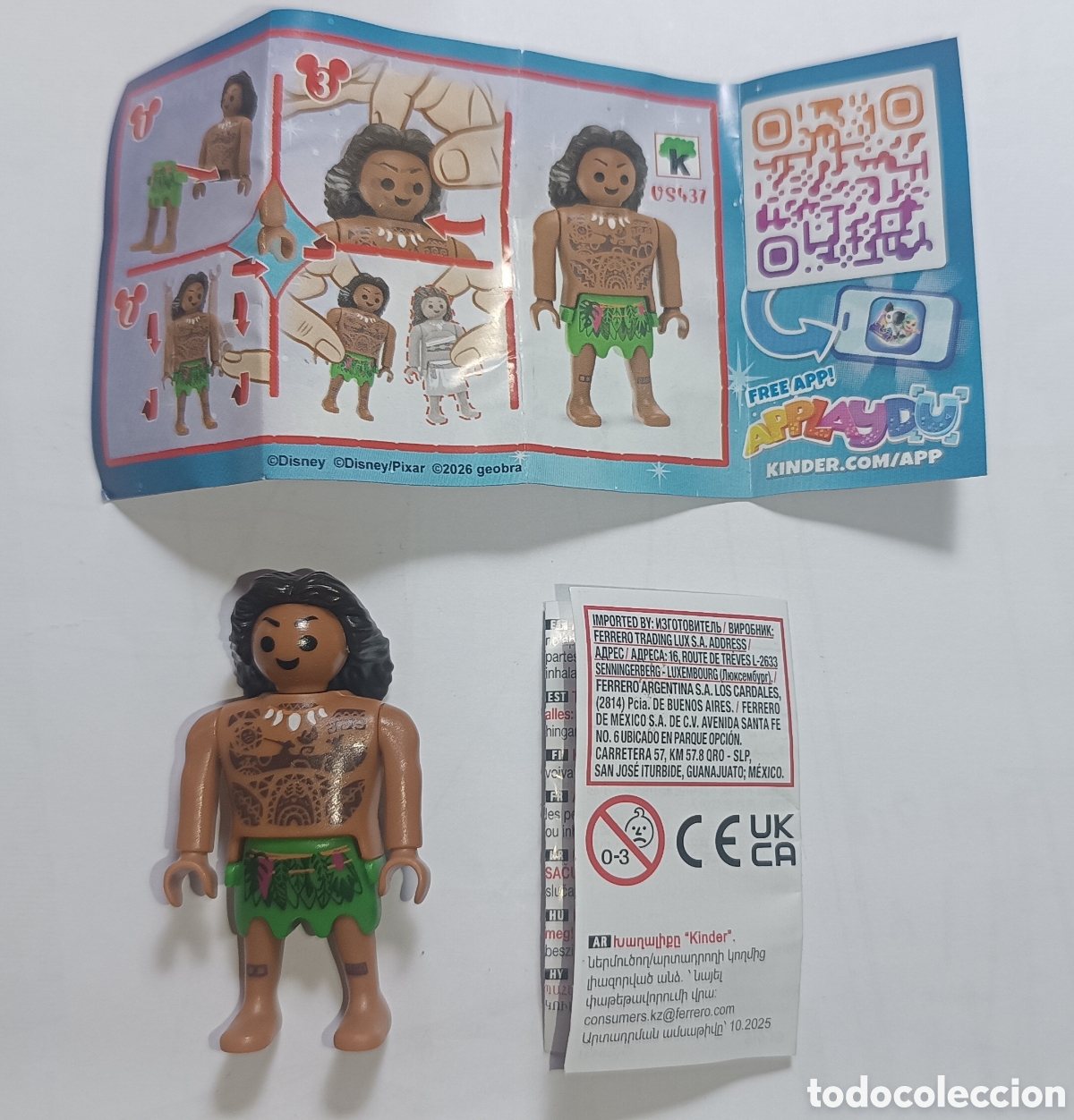 Playmobil: Playmobil Huevo Kinder Disney - Maoui