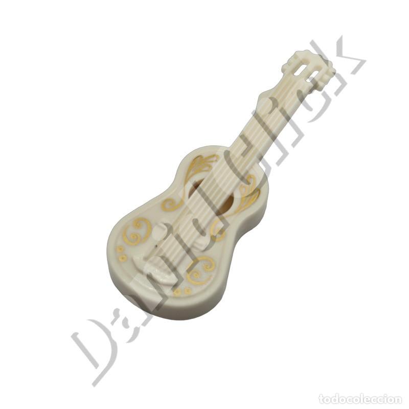 Playmobil: Playmobil Guitarra Ac&uacute;stica Espa&ntilde;ola Blanca con Filigranas