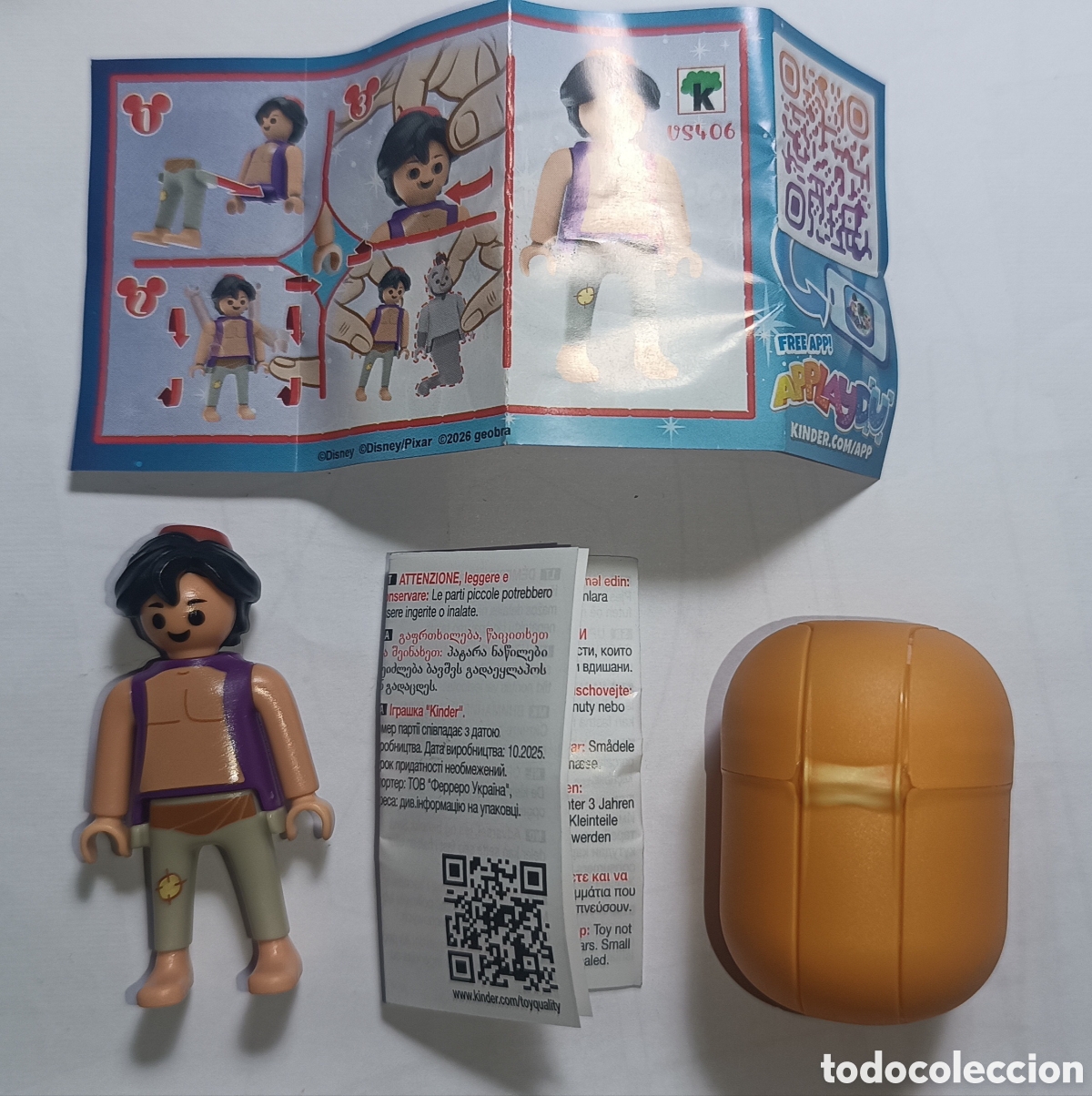 Playmobil: Playmobil Huevo Kinder Disney - Alad&iacute;n