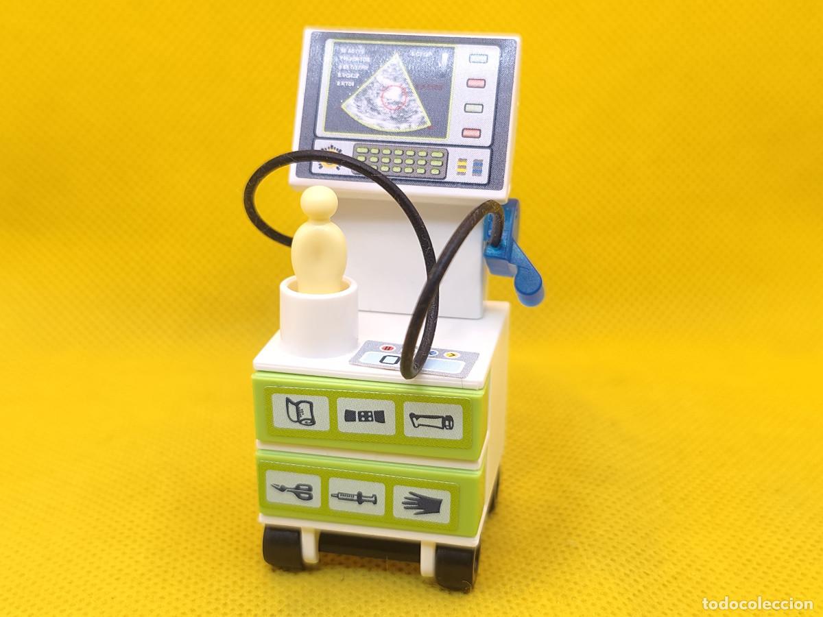 Playmobil: Playmobil M&aacute;quina de ecograf&iacute;as, mueble de hospital