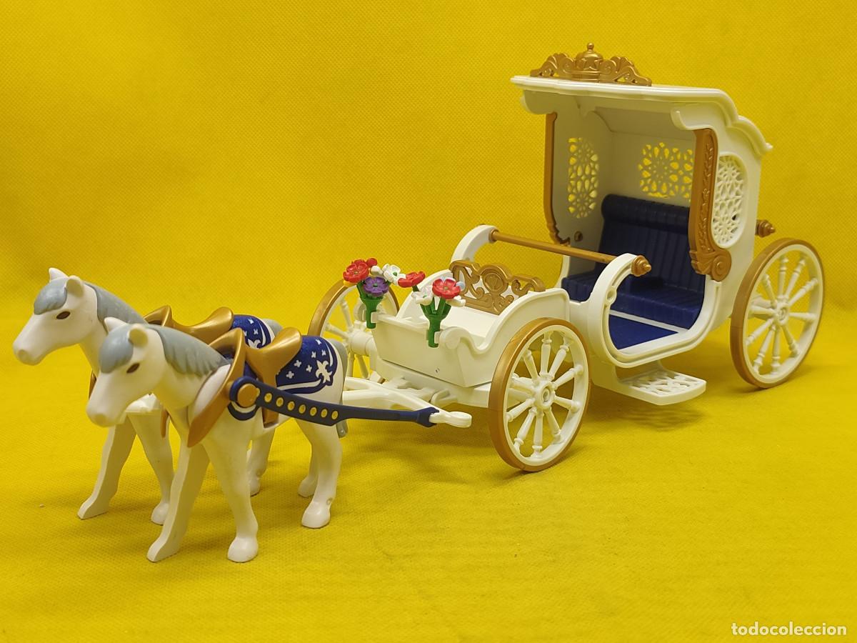Playmobil: Playmobil Calesa de novios, carro blanco