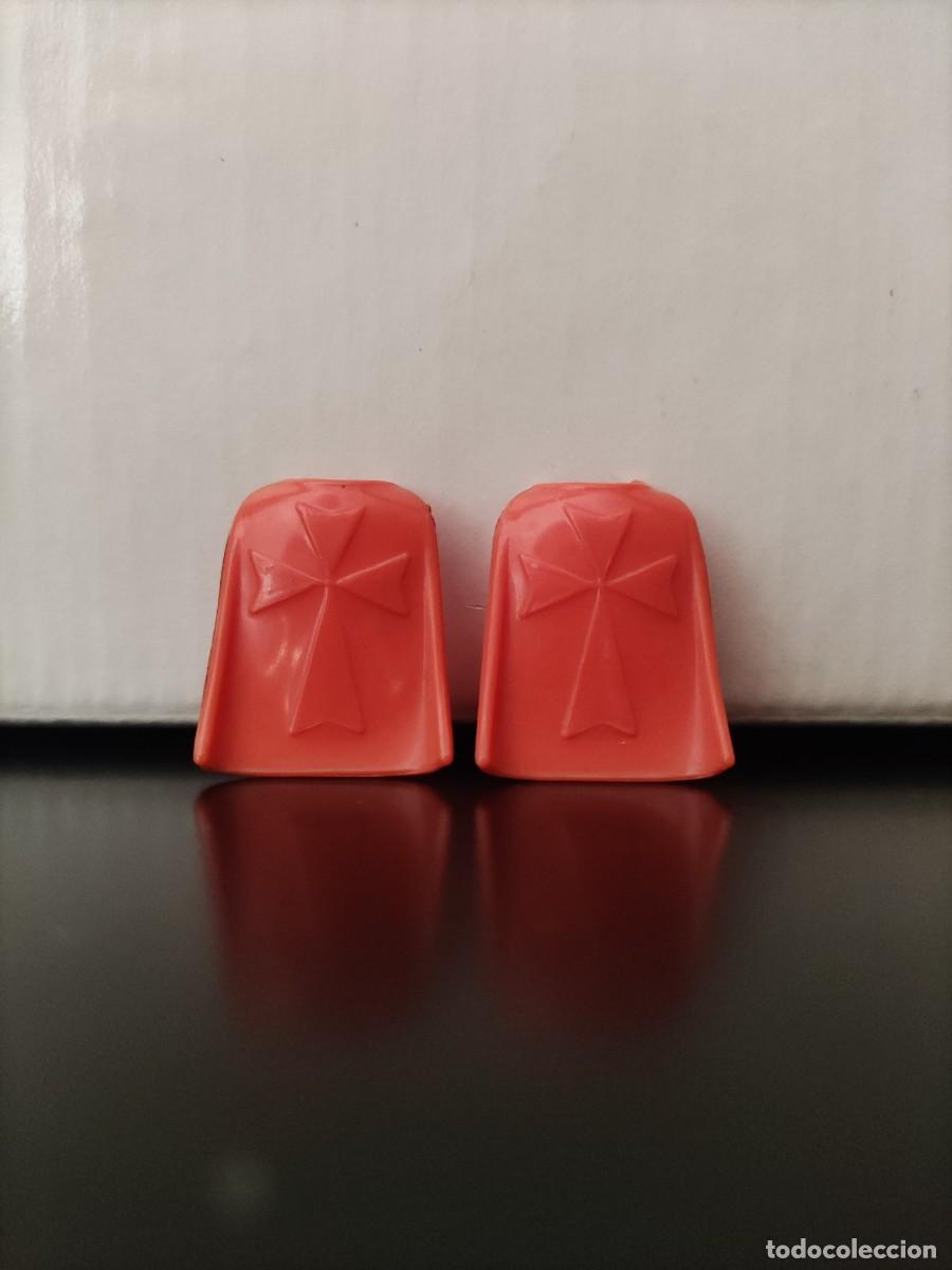 Playmobil: (B) 2 Capas corta naranja templarios castillo medieval primera &eacute;poca Playmobil
