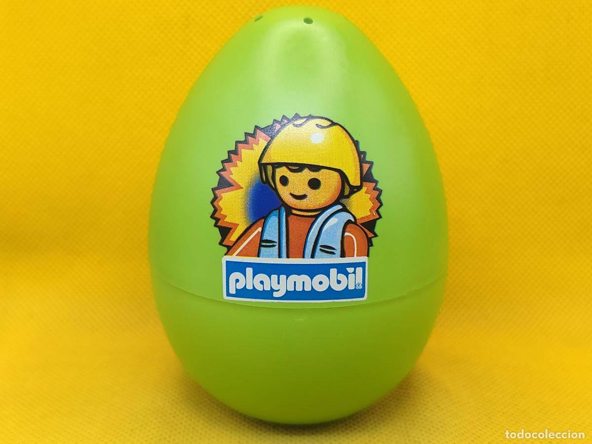 Playmobil: Playmobil Huevo verde ni&ntilde;o con kart REF 4917