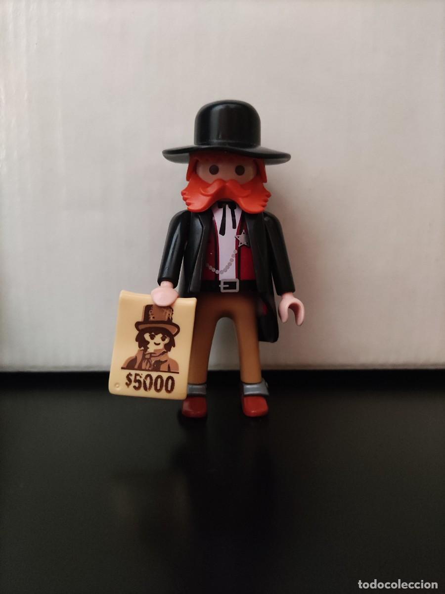Playmobil: (B) Figura Cazarrecompensas con cartel de se busca 5251Playmobil