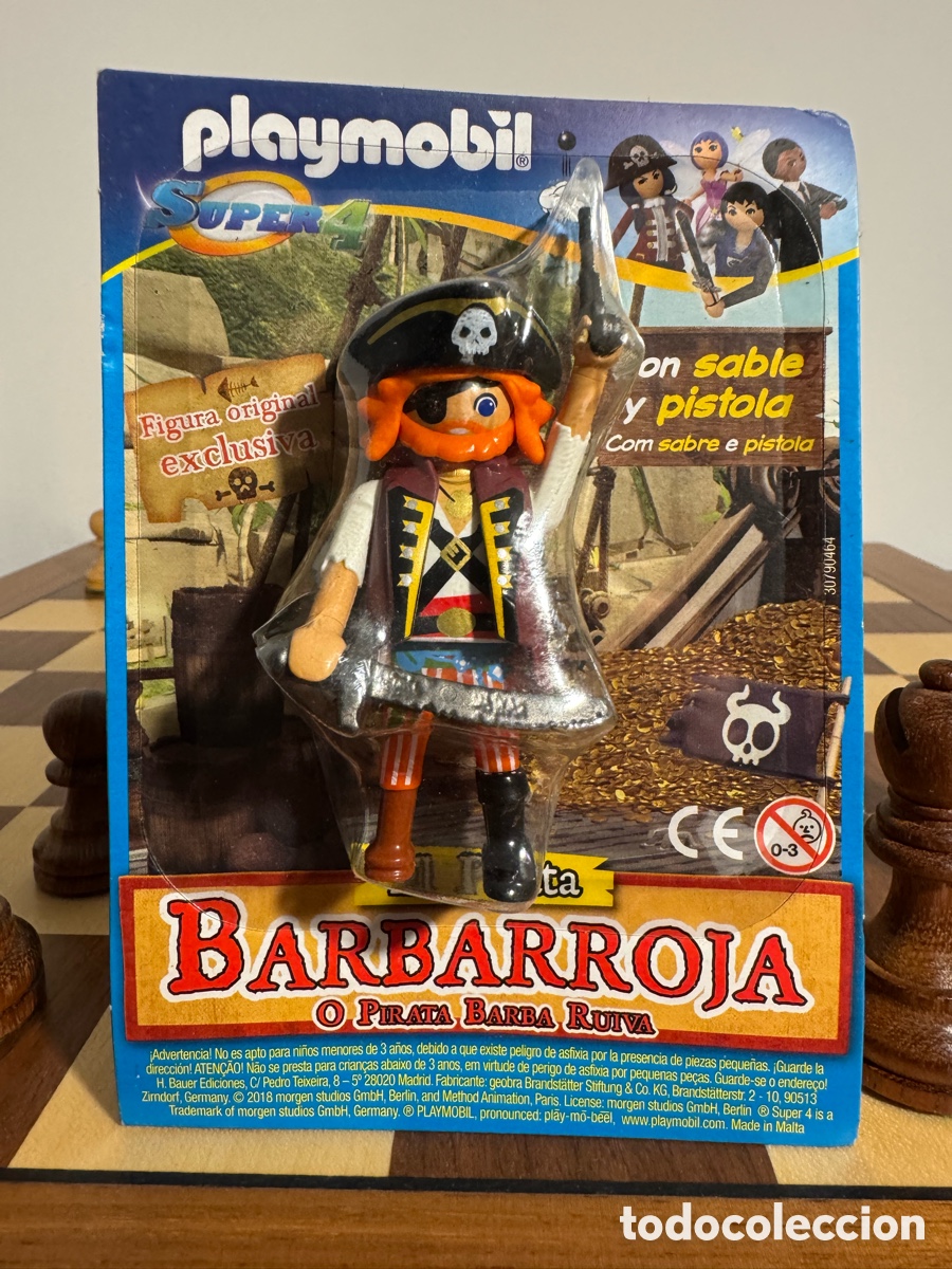 Playmobil: Playmobil Super 4 - Pirata Barbarroja