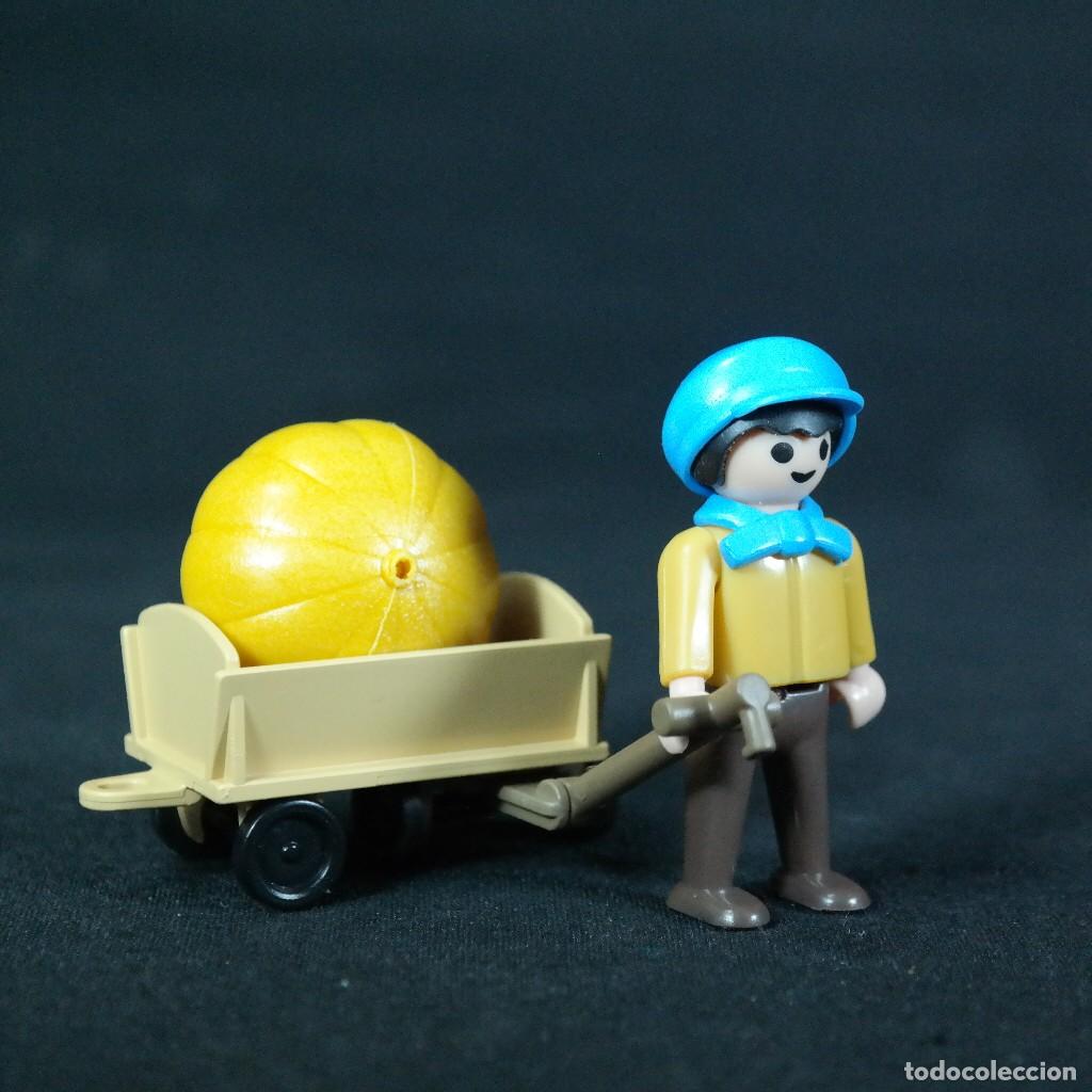 Playmobil: Playmobil ni&ntilde;o con carretilla ☼