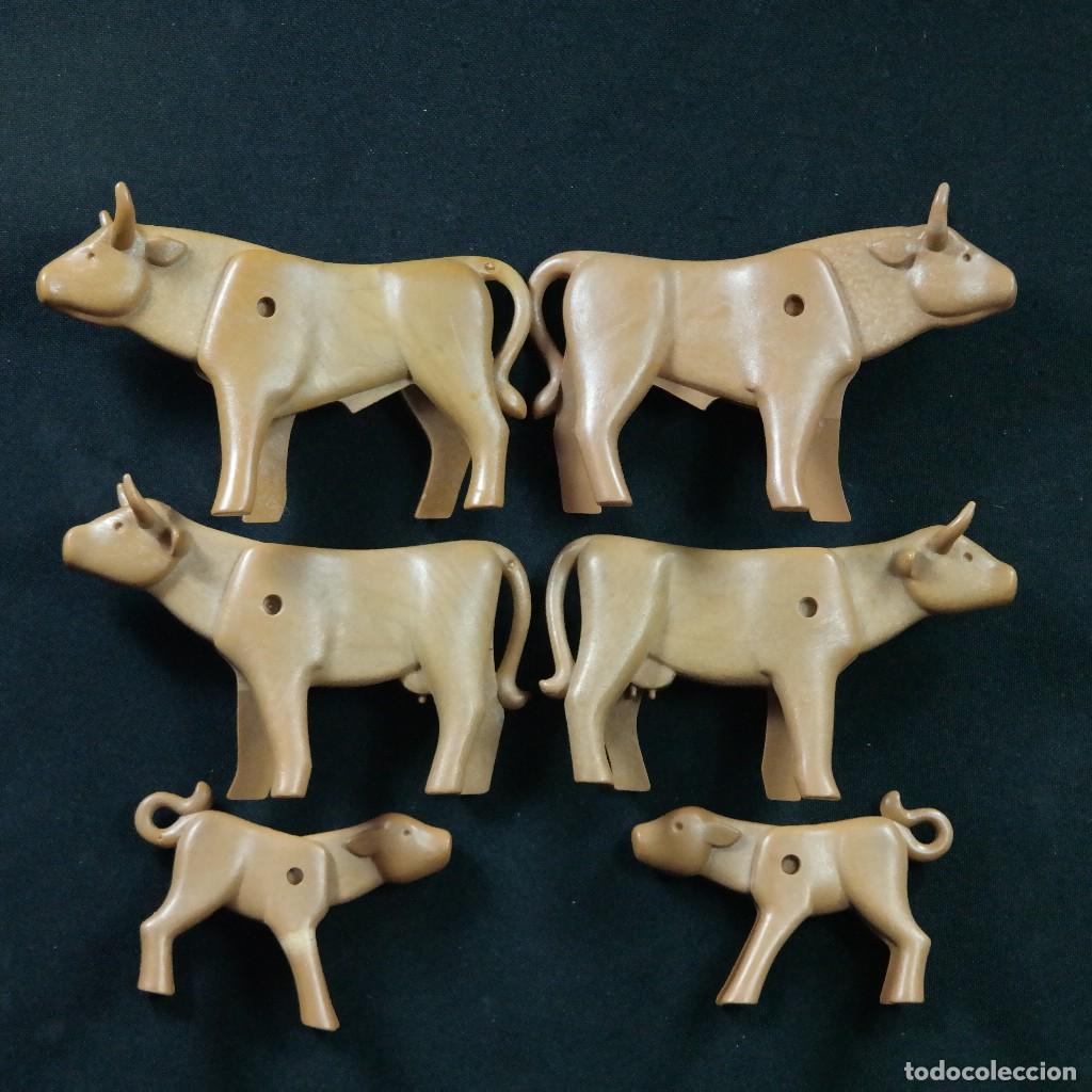 Playmobil: Playmobil toros vacas y terneros ☼