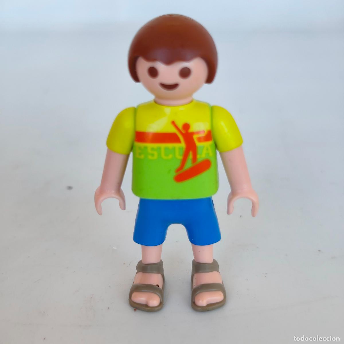 Playmobil: Playmobil ni&ntilde;o camiseta surf surfero pie 2010