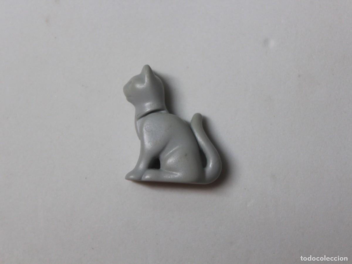 Playmobil: Accesorio playmobil gato gris animal dom&eacute;stico mascota