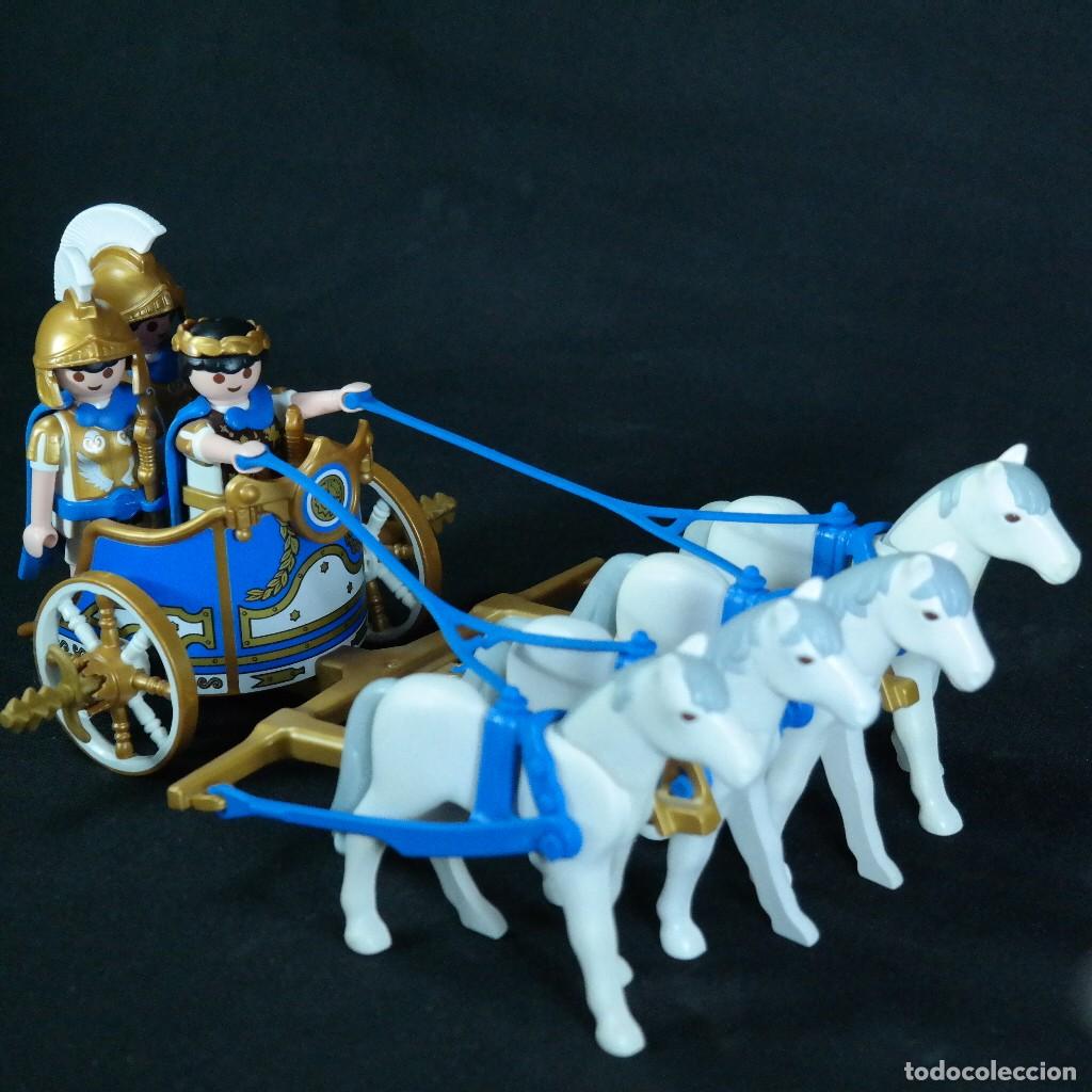 Playmobil: Playmobil cuadriga romana con 3 soldados ☼