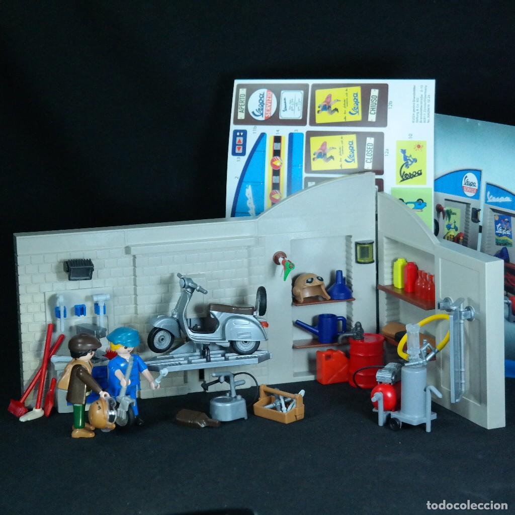 Playmobil: Playmobil Garaje Vespa con 2 figuras y muchos accesorios ☼