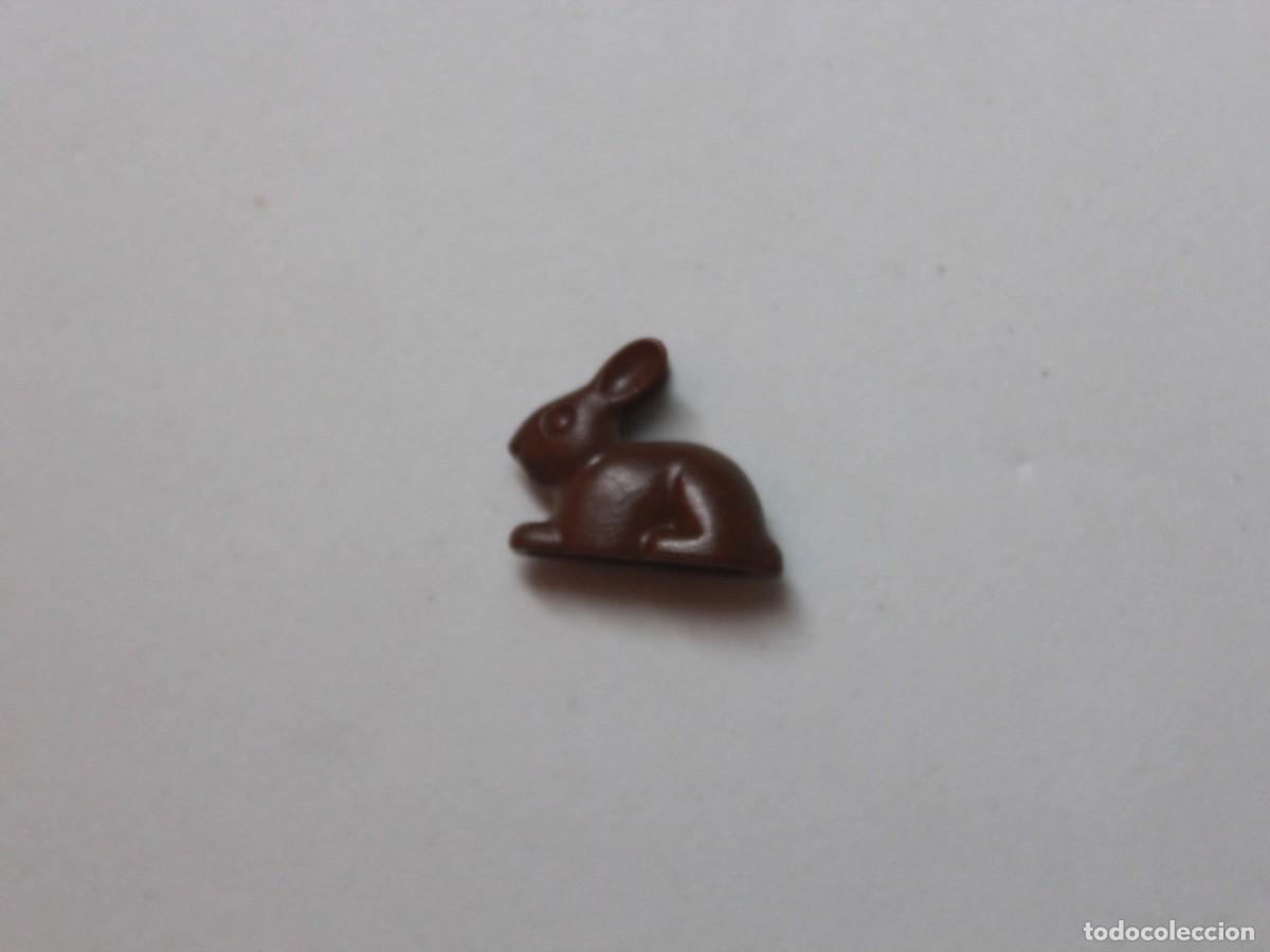 Playmobil: Accesorio playmobil conejo marr&oacute;n oscuro tumbado animal granja campo