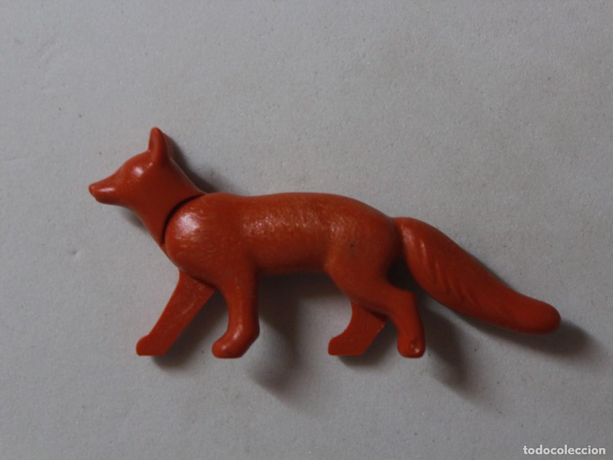 Playmobil: Accesorio playmobil zorro adulto naranja articulado animal bosque