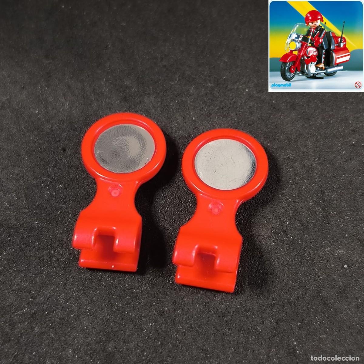 Playmobil: Playmobil par de espejos rojos de moto 3062 ☼