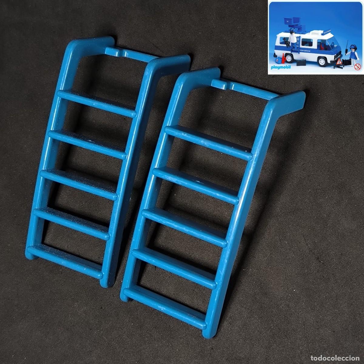 Playmobil: Playmobil dos escaleras de furgon tv☼
