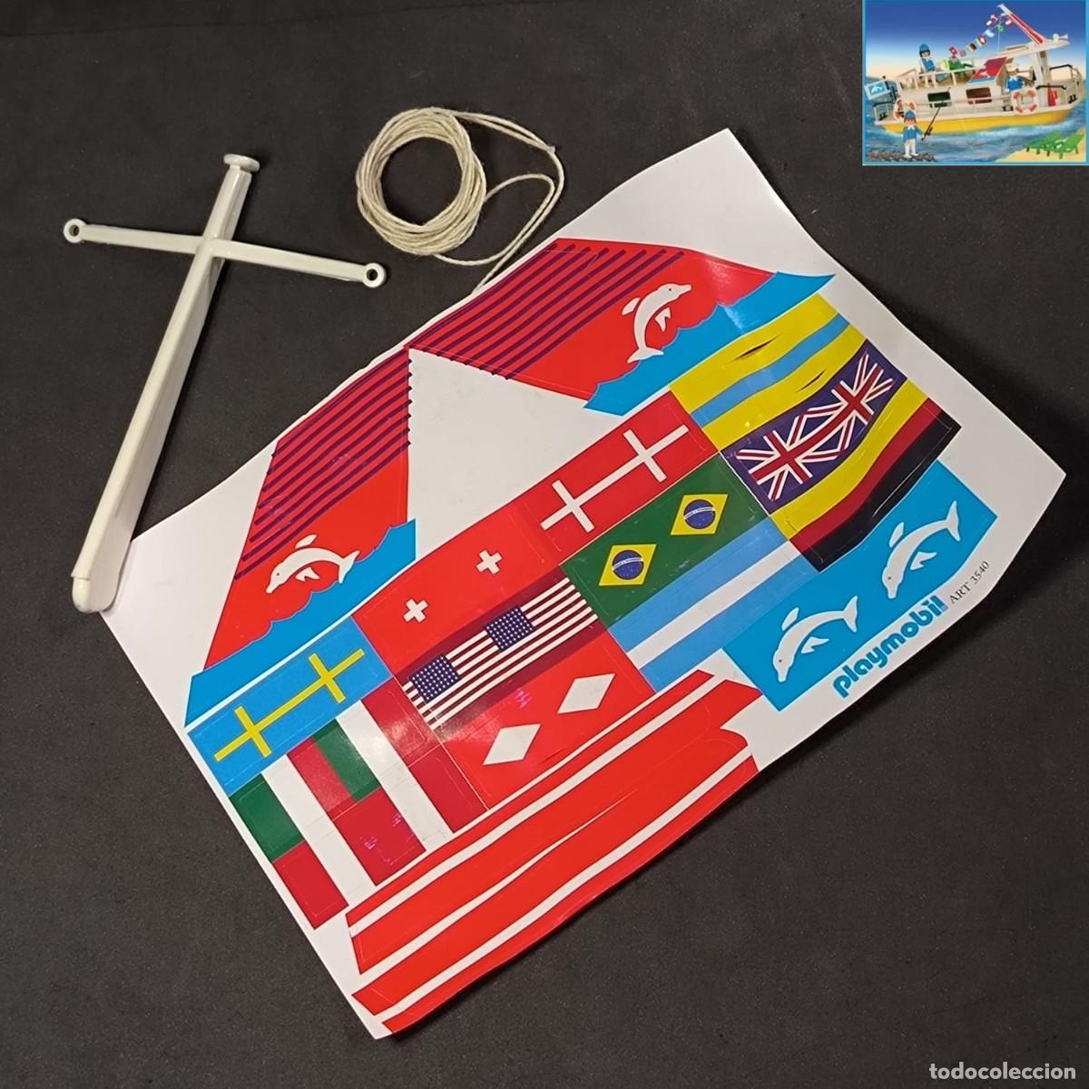 Playmobil: Playmobil mastil con soga y calcomania catamaran 3540 ☼