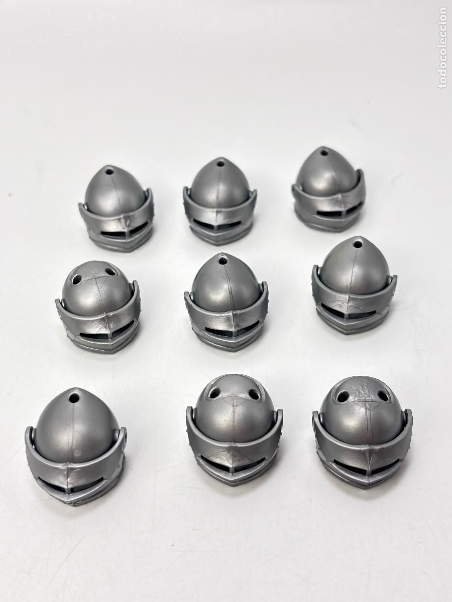 Playmobil: Playmobil lote casco soldado caballero gris