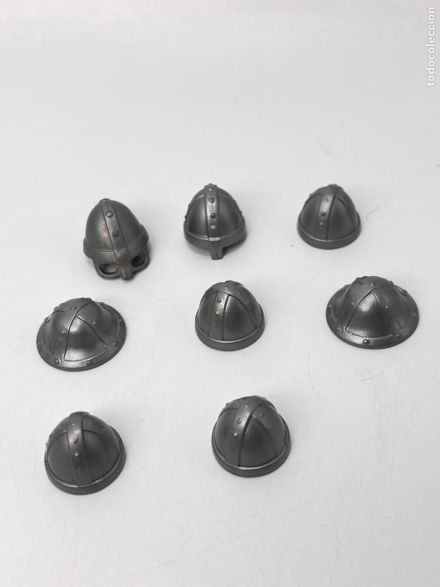 Playmobil: Playmobil lote casco soldado caballero gris