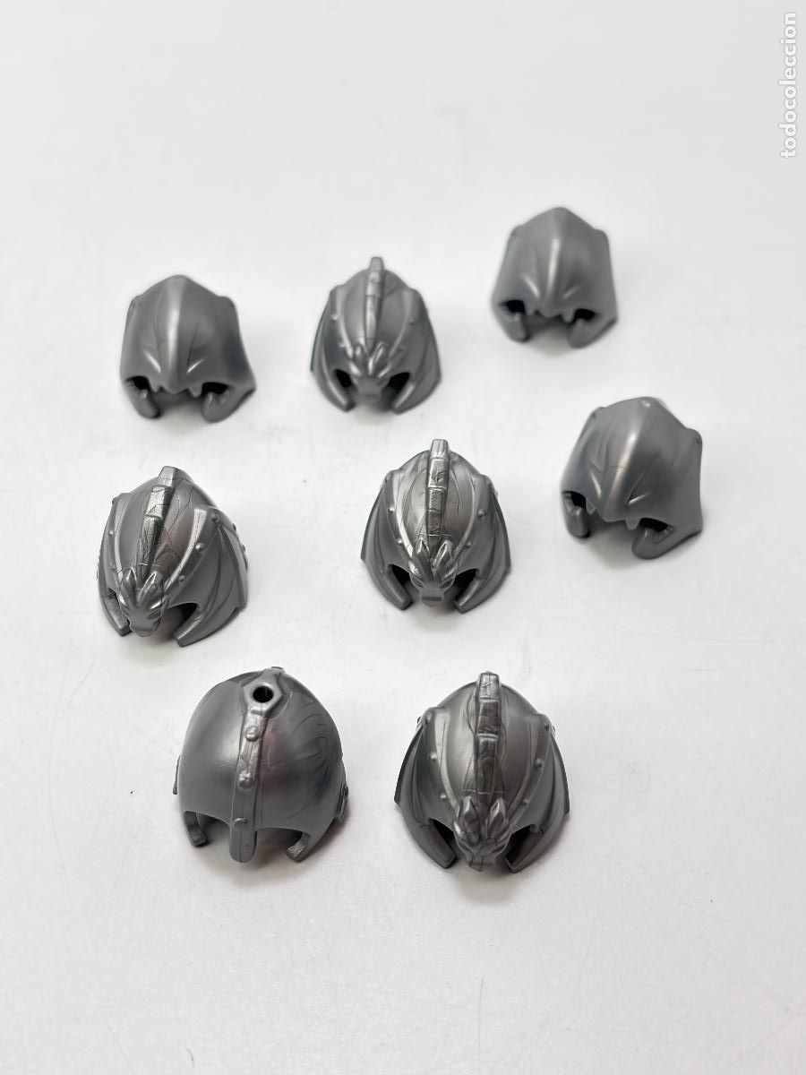 Playmobil: Playmobil lote casco soldado caballero gris