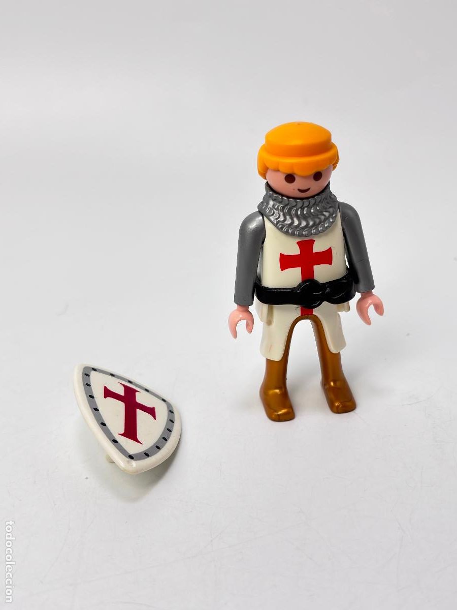 Playmobil: Playmobil 4670 lote figura y escudo de la cruzada