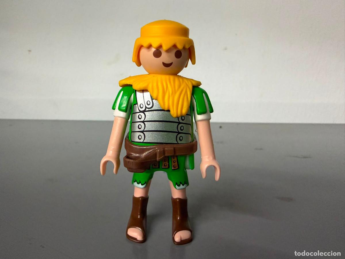 Playmobil: playmobil figura romano asterix con cinturon y cuello tigre -mix19
