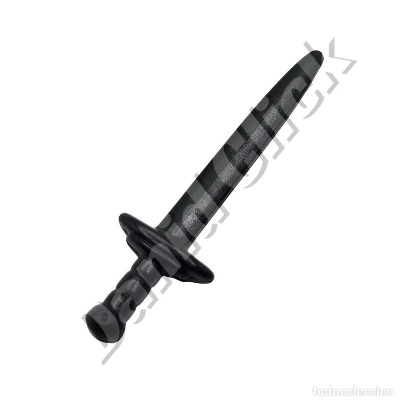 Playmobil: Playmobil Espada Medieval con Cazoleta de Color Negro - Caballeros