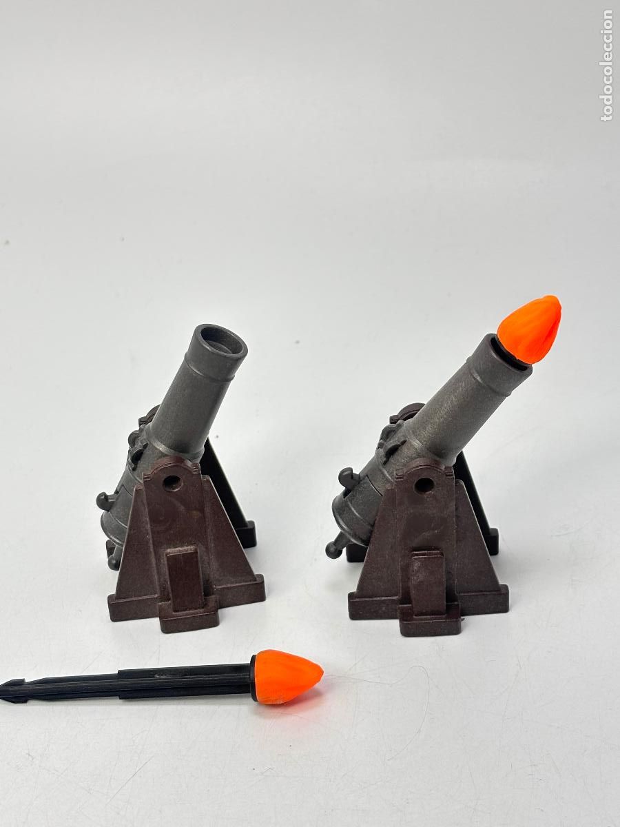 Playmobil: Playmobil lote ca&ntilde;&oacute;n con base con proyectil