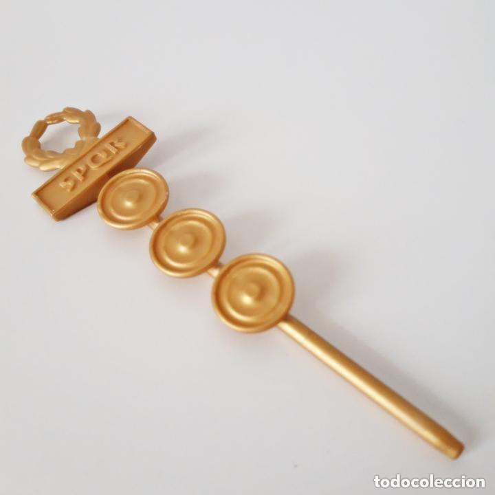 Playmobil: PLAYMOBIL ESTANDARTE DORADO CENTURI&Oacute;N ROMANO 427X 5390 5841 6490 SPQR