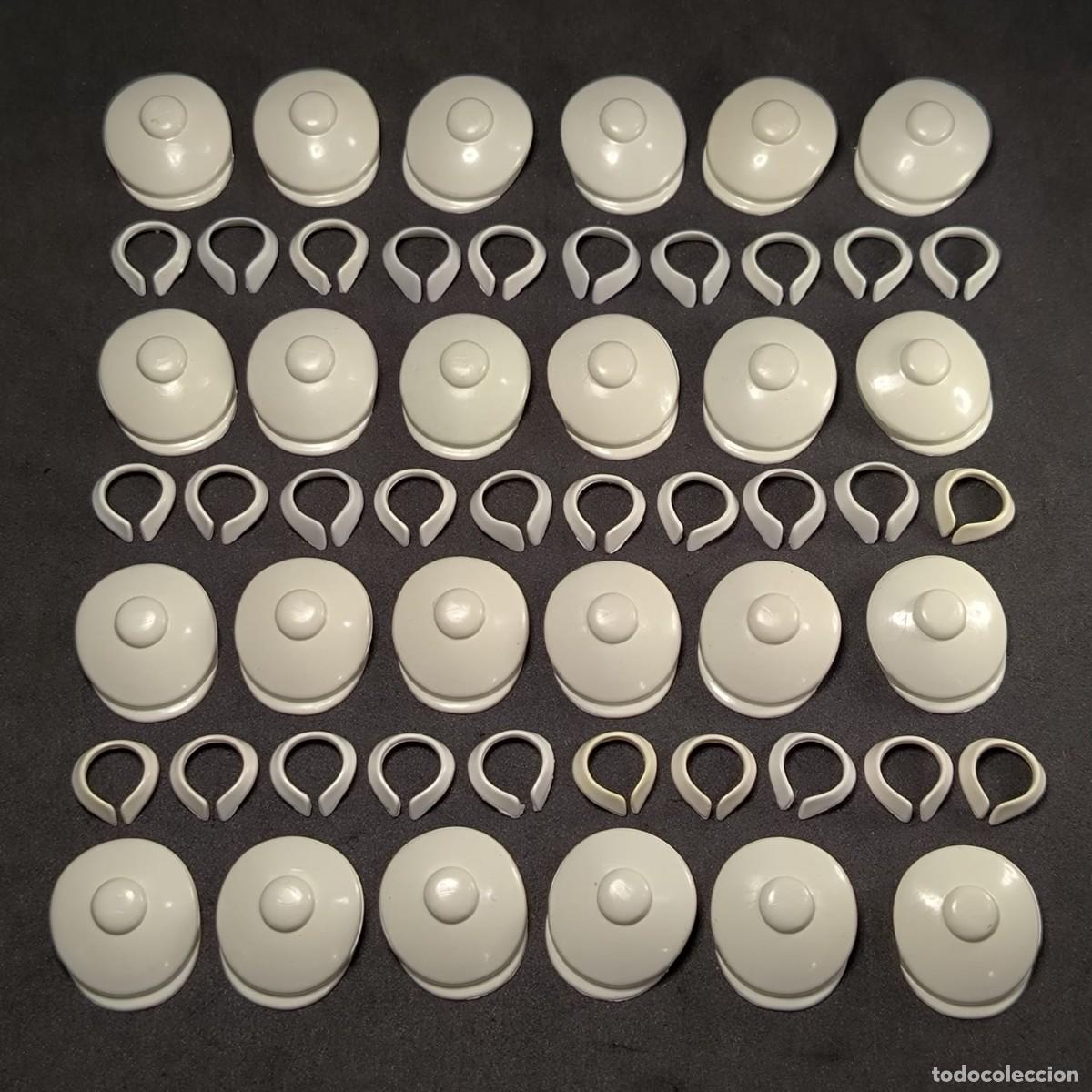 Playmobil: Playmobil gorros y cuellos totalmente blancos ☼