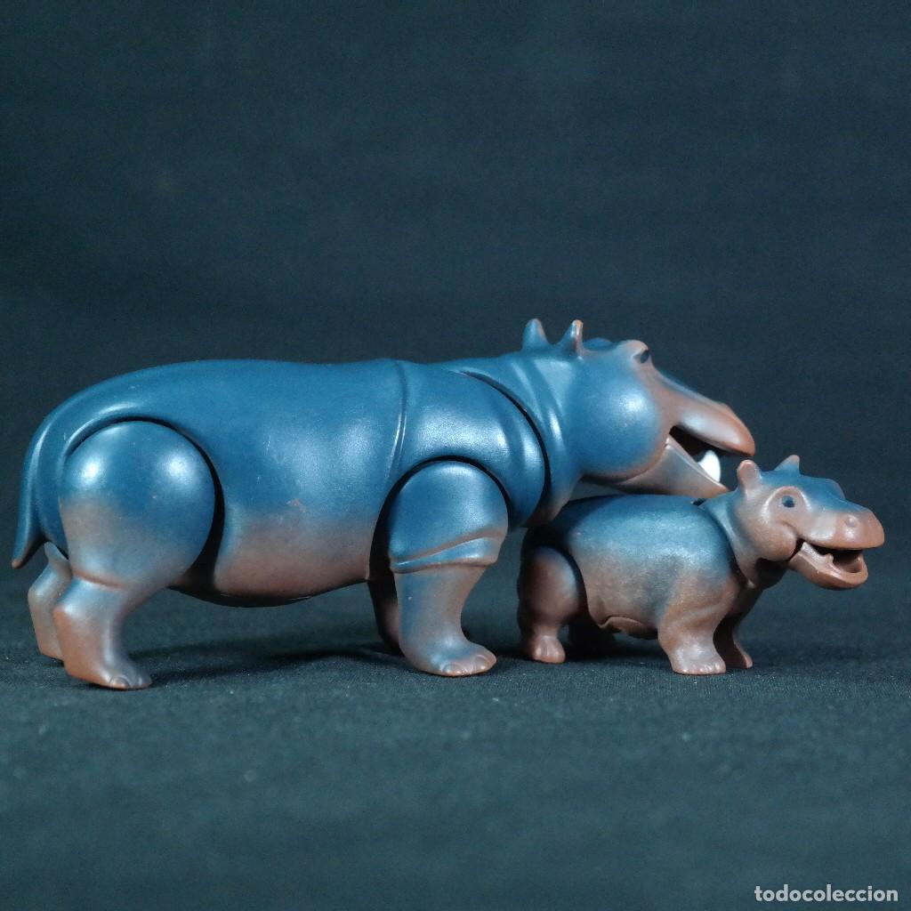 Playmobil: Playmobil hipopotamo con bebe ☼