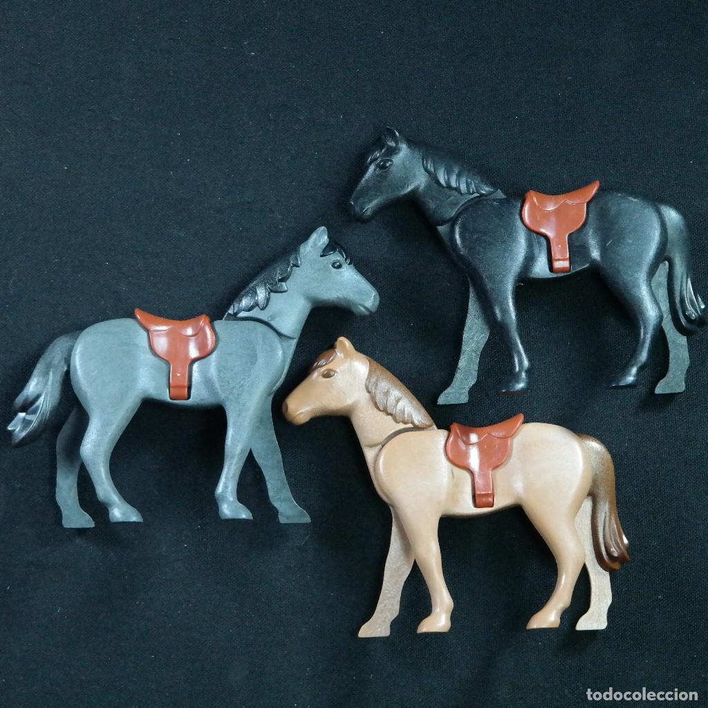 Playmobil: Playmobil caballos con monturas ☼