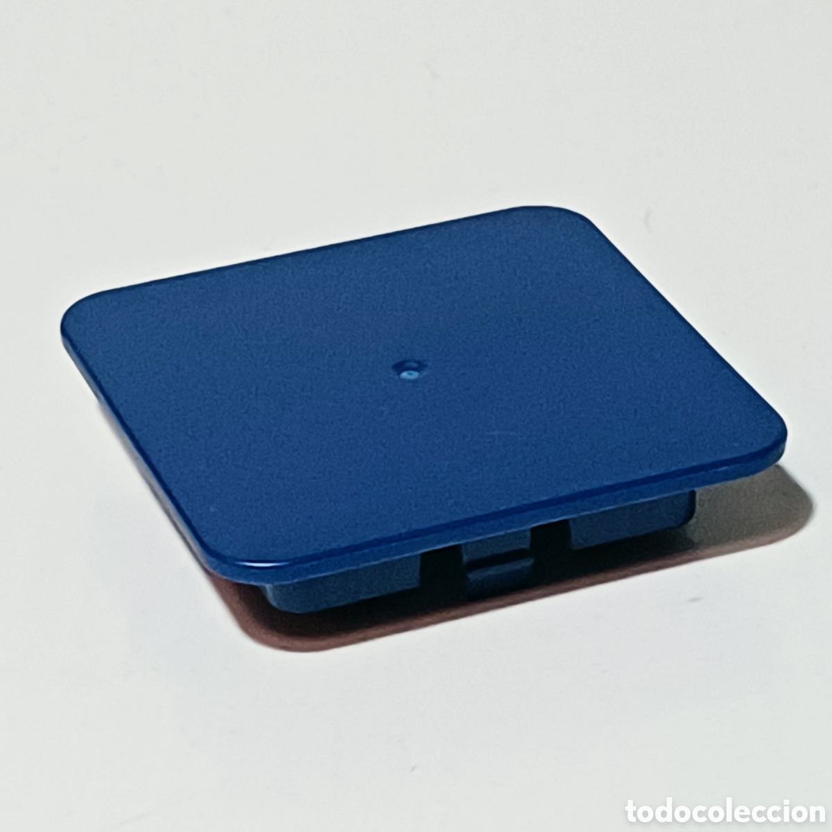 Playmobil: Pieza playmobil tapa azul marino 5x5 cm cuadrada